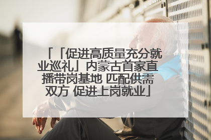 「促进高质量充分就业巡礼」内蒙古首家直播带岗基地 匹配供需双方 促进上岗就业