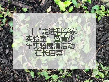 “走进科学家实验室”暨青少年实验展演活动在长启幕