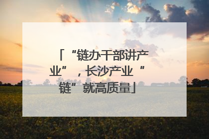 “链办干部讲产业”，长沙产业“链”就高质量