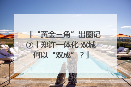 “黄金三角”出圈记②丨郑许一体化 双城何以“双成”？