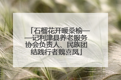 石榴花开暖桑榆——记利津县养老服务协会负责人、民族团结践行者魏喜凤