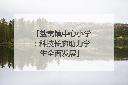 盐窝镇中心小学：科技长廊助力学生全面发展