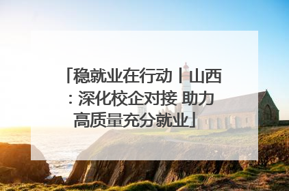 稳就业在行动丨山西：深化校企对接 助力高质量充分就业
