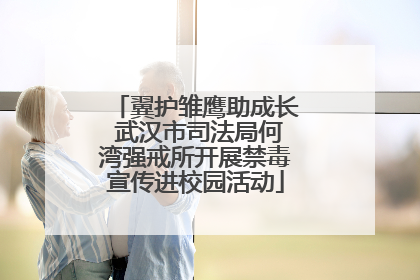 翼护雏鹰助成长 武汉市司法局何湾强戒所开展禁毒宣传进校园活动