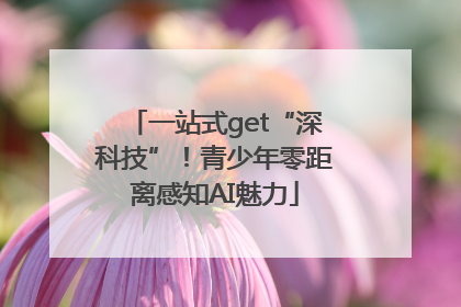一站式get“深科技”！青少年零距离感知AI魅力