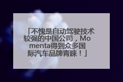 不愧是自动驾驶技术较强的中国公司，Momenta得到众多国际汽车品牌青睐！