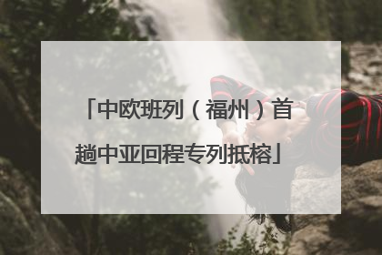 中欧班列（福州）首趟中亚回程专列抵榕