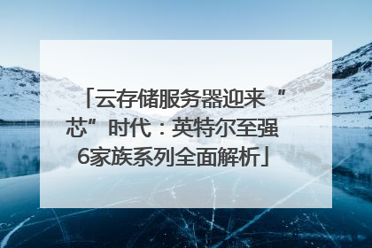 云存储服务器迎来“芯”时代：英特尔至强6家族系列全面解析