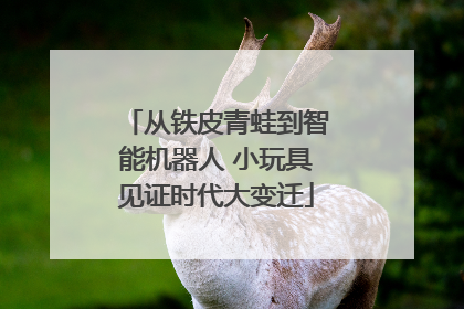 从铁皮青蛙到智能机器人 小玩具见证时代大变迁