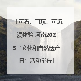 可看、可玩、可沉浸体验 河南2025“文化和自然遗产日”活动举行