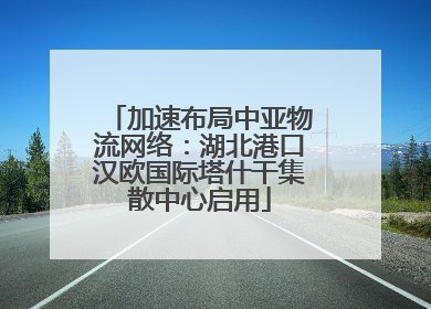 加速布局中亚物流网络：湖北港口汉欧国际塔什干集散中心启用