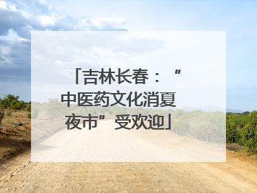 吉林长春：“中医药文化消夏夜市”受欢迎