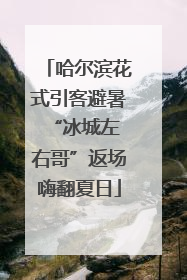 哈尔滨花式引客避暑 “冰城左右哥”返场嗨翻夏日