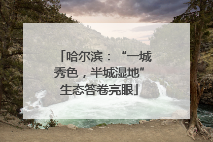 哈尔滨：“一城秀色，半城湿地”生态答卷亮眼