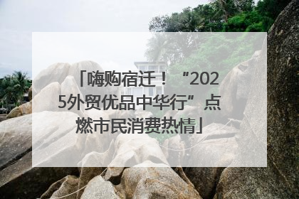 嗨购宿迁！“2025外贸优品中华行”点燃市民消费热情