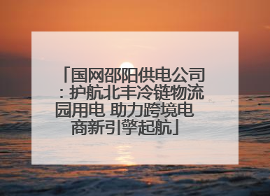 国网邵阳供电公司：护航北丰冷链物流园用电 助力跨境电商新引擎起航