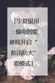 宁夏银川：输电智能巡检开启“防汛防火”双模式