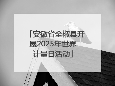 安徽省全椒县开展2025年世界计量日活动