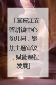 宜宾江安留耕镇中心幼儿园：聚焦主题审议，赋能课程发展