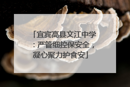 宜宾高县文江中学：严管细控保安全，凝心聚力护食安