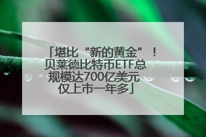 堪比“新的黄金”！贝莱德比特币ETF总规模达700亿美元 仅上市一年多