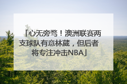 心无旁骛！澳洲联赛两支球队有意林葳，但后者将专注冲击NBA