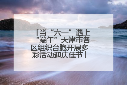 当“六一”遇上“端午”天津市各区组织台胞开展多彩活动迎庆佳节