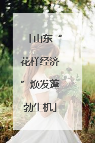 山东“花样经济”焕发蓬勃生机