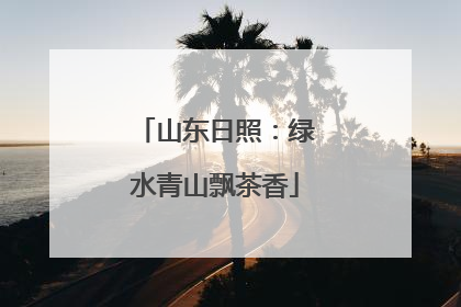 山东日照：绿水青山飘茶香