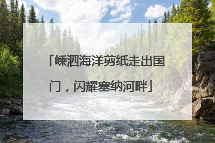 嵊泗海洋剪纸走出国门，闪耀塞纳河畔