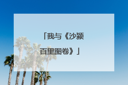 我与《沙颍百里图卷》