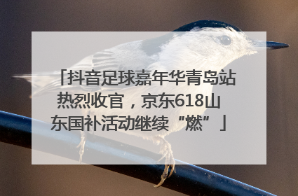 抖音足球嘉年华青岛站热烈收官，京东618山东国补活动继续“燃”