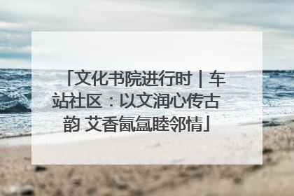 文化书院进行时｜车站社区：以文润心传古韵 艾香氤氲睦邻情
