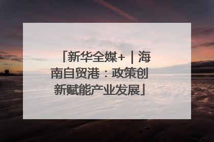新华全媒+｜海南自贸港：政策创新赋能产业发展