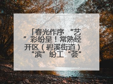 春光作序 “艺”彩纷呈！常熟经开区（碧溪街道）“滨”纷工“荟”·职工艺课堂点亮春日时光
