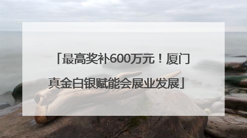 最高奖补600万元！厦门真金白银赋能会展业发展