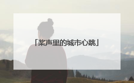 桨声里的城市心跳