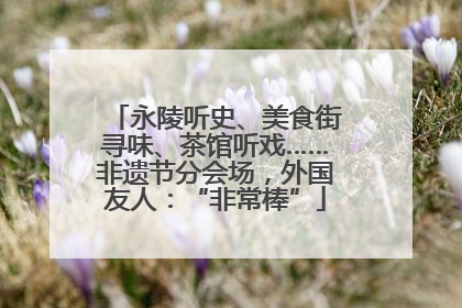 永陵听史、美食街寻味、茶馆听戏……非遗节分会场，外国友人：“非常棒”