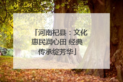 河南杞县：文化惠民润心田 经典传承绽芳华