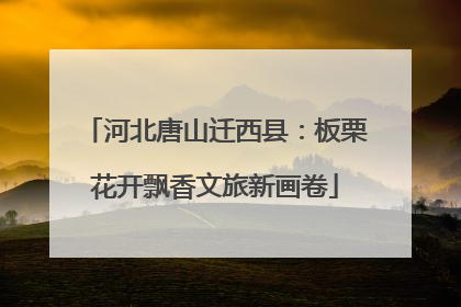河北唐山迁西县：板栗花开飘香文旅新画卷