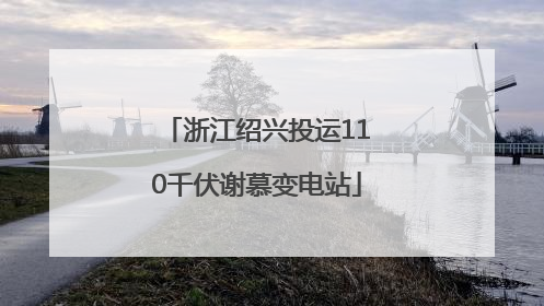 浙江绍兴投运110千伏谢慕变电站