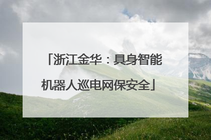 浙江金华：具身智能机器人巡电网保安全