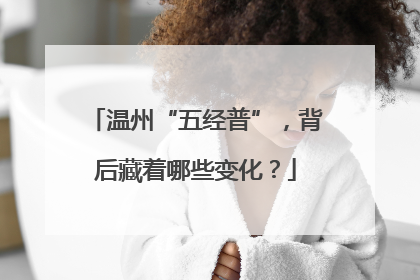 温州“五经普”，背后藏着哪些变化？