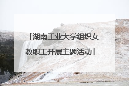 湖南工业大学组织女教职工开展主题活动