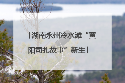 湖南永州冷水滩“黄阳司扎故事”新生