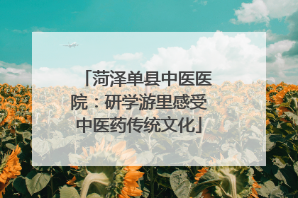 菏泽单县中医医院：研学游里感受中医药传统文化