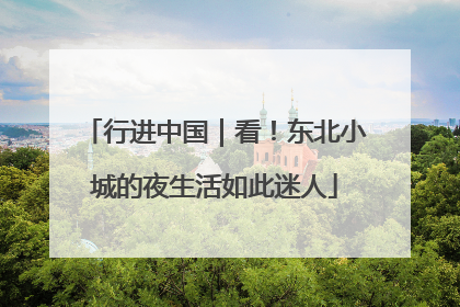 行进中国｜看！东北小城的夜生活如此迷人