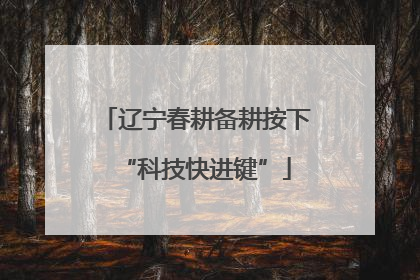 辽宁春耕备耕按下“科技快进键”