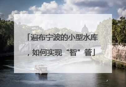 遍布宁波的小型水库，如何实现“智”管