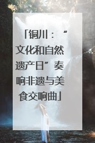 铜川：“文化和自然遗产日”奏响非遗与美食交响曲